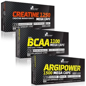CREATINE MONOHYDRATE + BCAA + ARGIPOWER - 90-180 Caps - Muscle Growth Preworkout - Picture 1 of 7