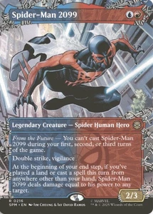 MTG Spider-Man 2099 (0216) *Non-Foil* Borderless Spider-Man SPM NM/MT - Picture 1 of 2