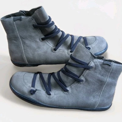 Usados en Excelente Condición Camper Peu Botines Para Mujer 10.5 EU 41 Cremallera Cuero Zapatos para Caminar Planos Foto 1 de 4