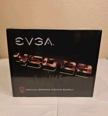 New Sealed EVGA 450 B3 80+ Bronze 450W Power Supply 220-B3-0450-V1 - Image 1 of 4