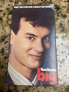 Vintage Original Release BIG Tom Hanks CBS FOX VHS Cassette Tape Rare 1989 - Picture 1 of 6