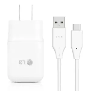 Original OEM LG Fast USB Wall Charger Type C Cable For LG G7 G8 G Velvet V60 V50 - Picture 1 of 17