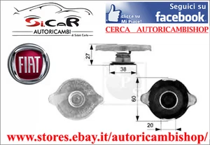TAPPO RADIATORE FIAT 127 E VARIE AUTO D'EPOCA. VERIFICA SOTTO L'APPLICABILITA' - Imagen 1 de 3
