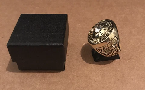 WASHINGTON BULLETS ELVIN HAYES 1978 CHAMPIONSHIP SIZE 11.5 RING &BOX w/3 POSTERS Cover