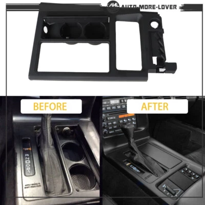 Rubber 6 Speed Manual Plate Console Black For 1994 1995 1996 Corvette C4 - Image 1 of 4