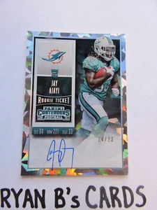 2015 Panini Contenders Cracked Ice Rookie Ticket Auto RC JAY AJAYI 14/23 SSP!! - Picture 1 of 3