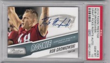 2010 Panini Prestige Rob Gronkowski Draft Picks Rights Auto /399 RC PSA 10 Pop 2