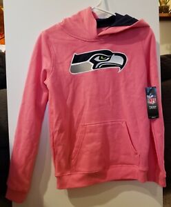 NWT Girl's NFL Seattle Seahawks Hoodie Sweatshirt - Size L 