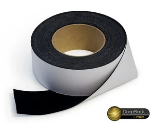 2" x 33ft Projector Screen Border Tape Material Black Velvet Felt - DeepBlack - Afbeelding 1 van 3