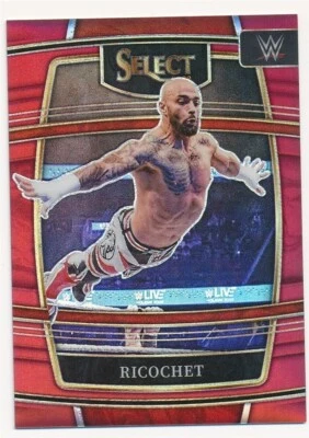 RICOCHET 2022 SELECT CONCOURSE RED PRIZM #26 SP WWE SMACK DOWN #198/249 MINT - Image 1 of 2