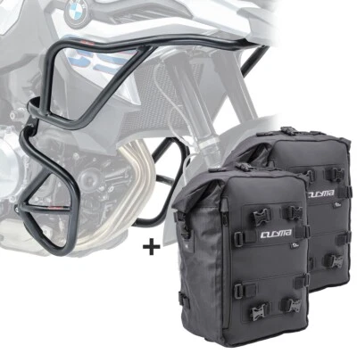 Paramotore alto basso + borse per BMW F 850 GS / F 750 GS 18-23 paracoppa CB8 - Immagine 1 di 4