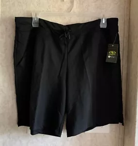 Athletic Works Womens Shorts Bermuda New Size M 8 10 Inseam 9 Stretch Pull On - Picture 1 of 3