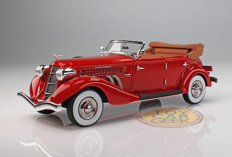 Auburn 851 1935 sobrealimentado Phaeton, abierto - rojo 1:43 GLM GLM 161105 Foto 1 de 4