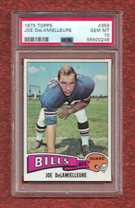 1975 TOPPS #359 JOE DeLAMIELLEURE PSA 10 GEM MINT POP 13 HOF BILLS BROWNS - Picture 1 of 1