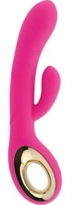 Realistischer Doppel Rabbit Vibrator mit Klitorisstimulator Phallus Vibrator Rich - Bild 1 von 4