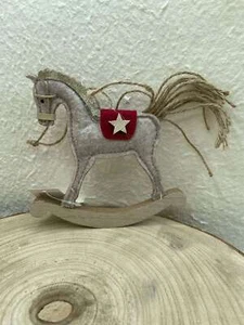 Addobbo Cavallo a Dondolo Natalizio - Decorazioni di Natale - Imagen 1 de 1