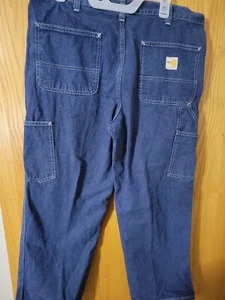 Carhartt FR Carpenter's Jeans Men’s Size 52x32 290-83 - (GOOD CONDITION) - Picture 1 of 6