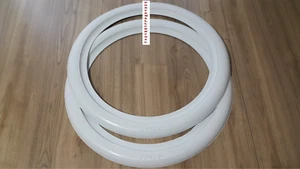 ATLAS 2 New! White Wall 15'' inch For Car Tire insert Trim 2 pcs spare - Picture 1 of 6