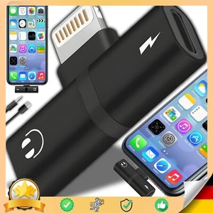 2-in-1 Audio Splitter Adapter Musik Laden für Phone Plus 6 7 8 X 11 12 Pro Retoo - Bild 1 von 18
