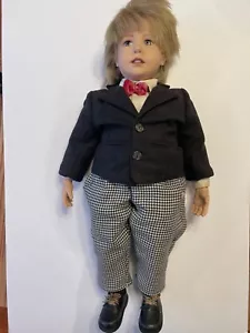 Bambola Sigikid Boy firmata Gabrielle #52 245/750 vintage originale Germania Sigikid - Foto 1 di 12