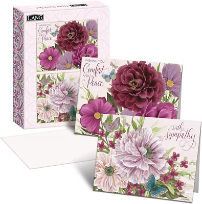 Lang Midnight Garden Sympathy Assorted Boxed Note Cards  w - Image 1 of 2
