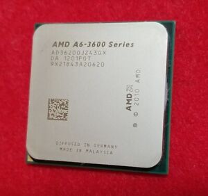 AMD A6-3600 Quad-Core 2.1 GHz Socket FM1 65W AD36200JZ43GX Desktop CPU Tested US