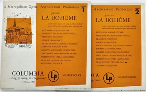 1949 2-record set METROPOLITAN OPERA ASSOCIATION -LA BOHEME- Columbia ML 4163/64 - Picture 1 of 3