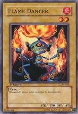 Flame Dancer LON-058 Common 1st NM Yugioh