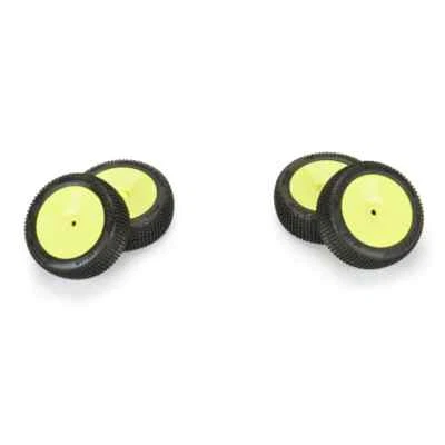 Pro-Line Hole Shot 3.0 Mounted Buggy Tires For Arrma Typhon Grom (Yellow) - Image 1 of 4