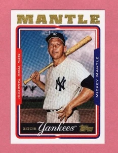 2006 Topps Mantle Collection #2005 Mickey Mantle 05 Card - NM 🔥⚾🔥 - Picture 1 of 2