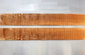 Juego de madera de arce ondulado tablero lateral de guitarra Luthier Supply 33"x4,55"x0,15" - Imagen 1 de 4