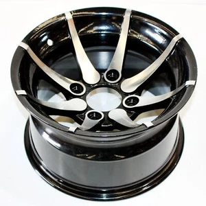 25X10 - 12 12" Inch Rear ALLOY Wheel Rim Quad Dirt Bike ATV Buggy UTV Offroad - Picture 1 of 7
