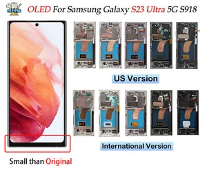 Repuesto Pantalla OLED Para Samsung Galaxy S23 Ultra 5G SM-S918U/U1/B/E  - Imagen 1 de 21