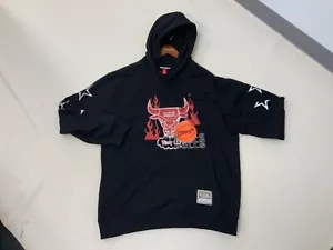 NEW MITCHELL AND NESS HOODIE CHICAGO BULLS LARGE - Picture 1 of 3