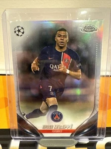 2023-24 Topps Chrome UEFA Club Competitions Refactor Kylian Mbappe #21 - Picture 1 of 2