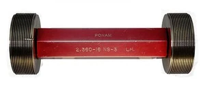 2.360-16 NS-3 ~ Thread Plug Gage ~ Go Not/Go - 2.360 ~ 16 TPI ~ Left Hand LH - Picture 1 of 1
