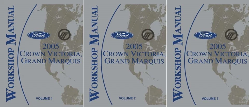 Crown Victoria Grand Marquis Shop 2005 servicio reparación manual motor Foto 1 de 1