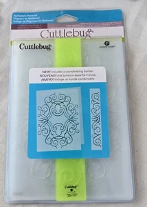 Provo Craft Cuttlebug Embossing Folder & Border NATHANIEL'S PENWORK #2001270 - Picture 1 of 3