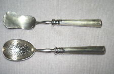 CHRISTOFLE SILVER PLATE TWO SPOON TO SERVE 19c