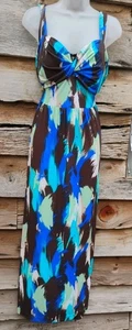 New Directions Womens 2X Maxi Dress Floral Boho Chic Maximalism for Minimalists - Picture 1 of 4