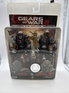 NECA Authentic Gears of War 2 Toys R Us Exclusive Locust Drone & Sniper 2 Pack - Bild 1 von 5