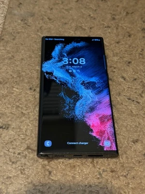 Samsung Galaxy S22 Ultra 5G SM-S908U 256GB Lock Read Description - Image 1 of 4