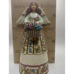 Jim Shore Heartwood Creek Engel des Gartens Figur Blumenkorb 4016048 nos - Bild 1 von 5