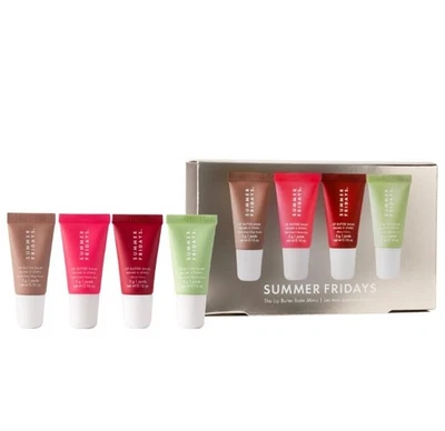Summer Fridays The Lip Butter Balm MINIS Set Holiday  LIMITED EDITION 4pc  - Image 1 of 4