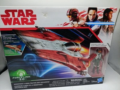 Star Wars FORCE LINK 2.0 RESISTENCIA ALA A LUCHADOR Y PILOTO (Escuadrón Rojo) NUEVO Foto 1 de 4
