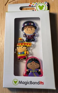 Disney Parks Magic Band It’s Small World Bandits - NEW Set of 3 J106 - Picture 1 of 2