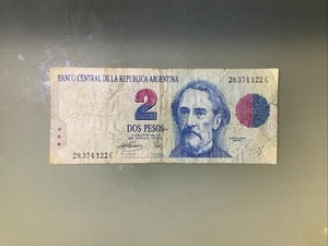 Argentina 2 Convertible Pesos 1992 Circulated - Picture 1 of 2