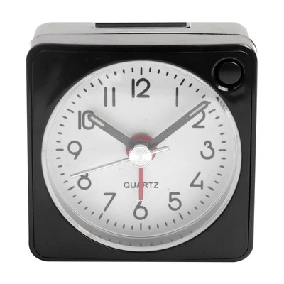Tragbarer Mini Wecker für Reisen leiser Quarzbetrieb mit Schlummerfunktion - Bild 1 von 4