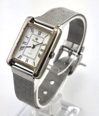 Premier Design Elegant Silver Tone Watch with Mesh Metal Band and New BATT - Imagem 1 de 4