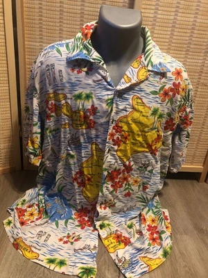 Camisa hawaiana Tommy Hilfiger para hombre 100 % rayón mapa de Hawái XL (H823) Foto 1 de 4